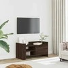 TV staliukas TV spintelė, ruda ąžuolo, 80x35x40cm, apdirbta mediena