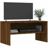 TV staliukas TV spintelė, ruda ąžuolo, 80x40x40cm, apdirbta mediena