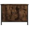 TV staliukas TV spintelė su durelėmis, dūminio ąžuolo, 60x35x45cm, mediena