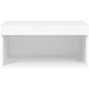 TV staliukas TV spintelė su LED lemputėmis, baltos spalvos, 60x30x30cm