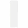 TV staliukas TV spintelė su LED lemputėmis, baltos spalvos, 40,5x30x102cm