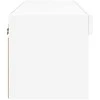 TV staliukas TV spintelė su LED lemputėmis, baltos spalvos, 60x30x30cm