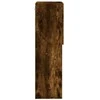 TV staliukas TV spintelė su LED lemputėmis, dūminio ąžuolo, 40,5x30x102cm