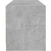 TV staliukas TV spintelė su stiklinėmis durelėmis, betono, 102x37x42cm