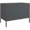 TV staliukas TV spintelės, 2vnt., antracito, 68x39x50,5cm, plienas