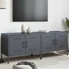 TV staliukas TV spintelės, 2vnt., antracito, 68x39x50,5cm, plienas