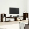 TV staliukas TV spintelės, 2vnt., dūminio ąžuolo, 100x30x50cm, MDP
