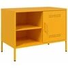 TV staliukas TV spintelės, 2vnt., garstyčių, 68x39x50,5cm, plienas