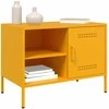 TV staliukas TV spintelės, 2vnt., garstyčių, 68x39x50,5cm, plienas
