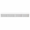 TV staliukas TV spintelės su LED lemputėmis, 2vnt., baltos, 100x30x30cm