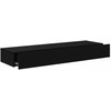 TV staliukas TV spintelės su LED lemputėmis, 2vnt., juodos, 60x35x15,5cm