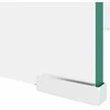 TV staliukas TV stovas/monitoriaus pakyla, skaidrus stiklas, 70x30x13 cm