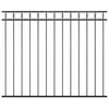 Tvoros segmentas, juodos spalvos, 1,7x1,5m, plienas