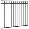 Tvoros segmentas, juodos spalvos, 1,7x1,5m, plienas