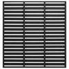 Tvoros segmentas, juodos spalvos, 180x180cm, WPC