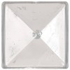 Tvoros stulpų dangteliai, 6vnt., 81x81mm, galvanizuotas metalas