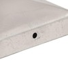 Tvoros stulpų dangteliai, 6vnt., 81x81mm, galvanizuotas metalas