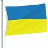 Ukrainos vėliava su žalvarinėmis įvorėmis, 90x150cm
