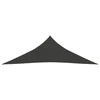 Uždanga nuo saulės, antracito, 2,5x2,5x3,5m, HDPE, 160g/m²