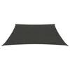 Uždanga nuo saulės, antracito spalvos, 4/5x3m, HDPE, 160g/m²