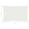 Uždanga nuo saulės, baltos spalvos, 2,5x5m, HDPE, 160g/m²