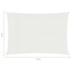 Uždanga nuo saulės, baltos spalvos, 3x4m, HDPE, 160g/m²
