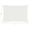 Uždanga nuo saulės, baltos spalvos, 3x5m, HDPE, 160g/m²