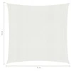 Uždanga nuo saulės, baltos spalvos, 6x6m, HDPE, 160g/m²