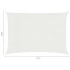 Uždanga nuo saulės, baltos spalvos, 6x7m, HDPE, 160g/m²