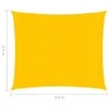 Uždanga nuo saulės, geltonos spalvos, 2,5x2,5m, HDPE, 160g/m²