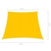 Uždanga nuo saulės, geltonos spalvos, 3/4x2m, HDPE, 160g/m²