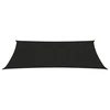 Uždanga nuo saulės, juodos spalvos, 2,5x5m, HDPE, 160g/m²