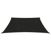 Uždanga nuo saulės, juodos spalvos, 2x2m, HDPE, 160g/m²