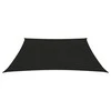 Uždanga nuo saulės, juodos spalvos, 3x3m, HDPE, 160g/m²