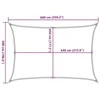 Uždanga nuo saulės, juodos spalvos, 5x6m, HDPE, 160g/m²