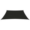 Uždanga nuo saulės, juodos spalvos, 6x6m, HDPE, 160g/m²