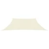 Uždanga nuo saulės, kreminės spalvos, 4/5x4m, HDPE, 160g/m²
