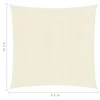 Uždanga nuo saulės, kreminės spalvos, 4,5x4,5m, HDPE, 160g/m²