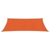 Uždanga nuo saulės, oranžinės spalvos, 2,5x5m, HDPE, 160g/m²