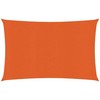 Uždanga nuo saulės, oranžinės spalvos, 2x3m, HDPE, 160g/m²