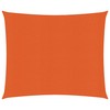 Uždanga nuo saulės, oranžinės spalvos, 3x3m, HDPE, 160g/m²