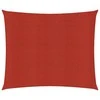 Uždanga nuo saulės, raudonos spalvos, 2,5x3m, HDPE, 160g/m²