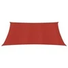 Uždanga nuo saulės, raudonos spalvos, 2,5x3m, HDPE, 160g/m²