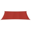 Uždanga nuo saulės, raudonos spalvos, 2,5x4,5m, HDPE, 160g/m²