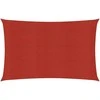 Uždanga nuo saulės, raudonos spalvos, 2x3,5m, HDPE, 160g/m²