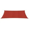 Uždanga nuo saulės, raudonos spalvos, 2x4,5m, HDPE, 160g/m²