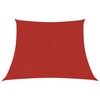 Uždanga nuo saulės, raudonos spalvos, 3/4x3m, HDPE, 160g/m²