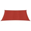 Uždanga nuo saulės, raudonos spalvos, 3,6x3,6m, HDPE, 160g/m²