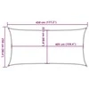 Uždanga nuo saulės, rudos spalvos, 2,5x4,5m, HDPE, 160g/m²