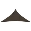 Uždanga nuo saulės, rudos spalvos, 3x4x4m, HDPE, 160g/m²